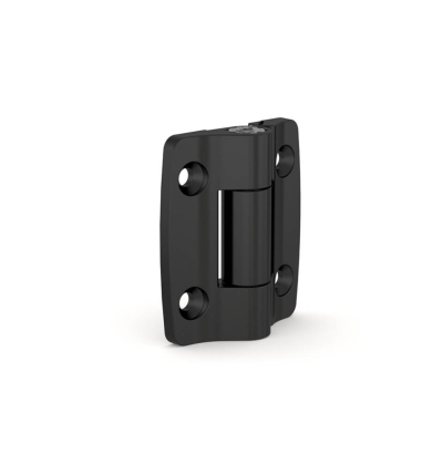 New polymer hinge with adjustable spring