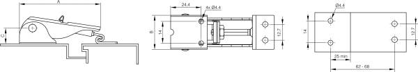 Adjustable toggle latches with secondary lock and strike