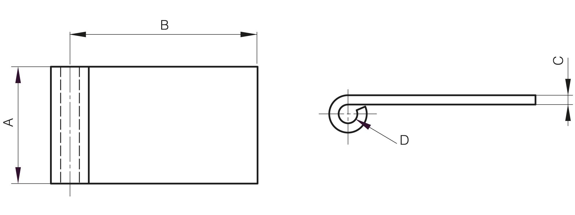 Demi-fiches Modulo épaisseur 40/10