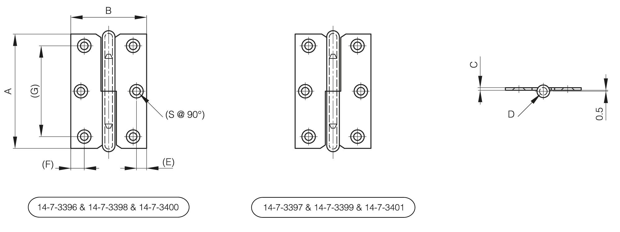 Fitschbänder Länge von 60 bis 80 mm