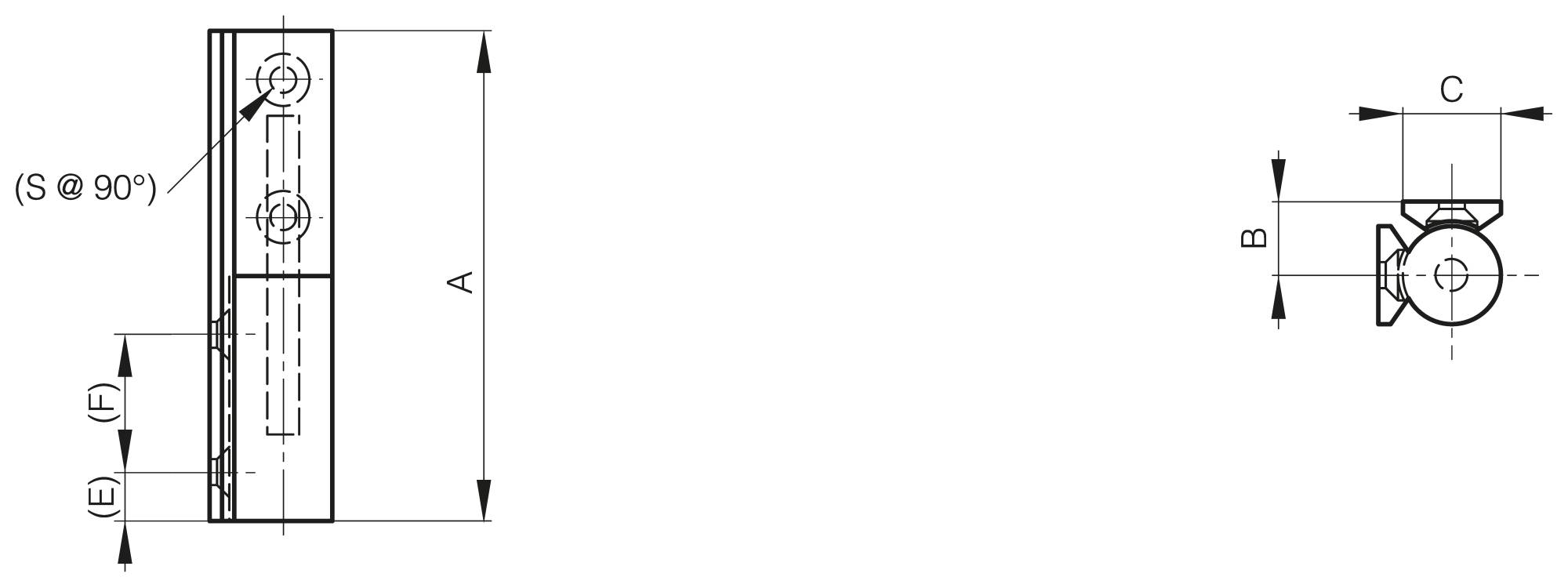 Fitschbänder aus Messing B