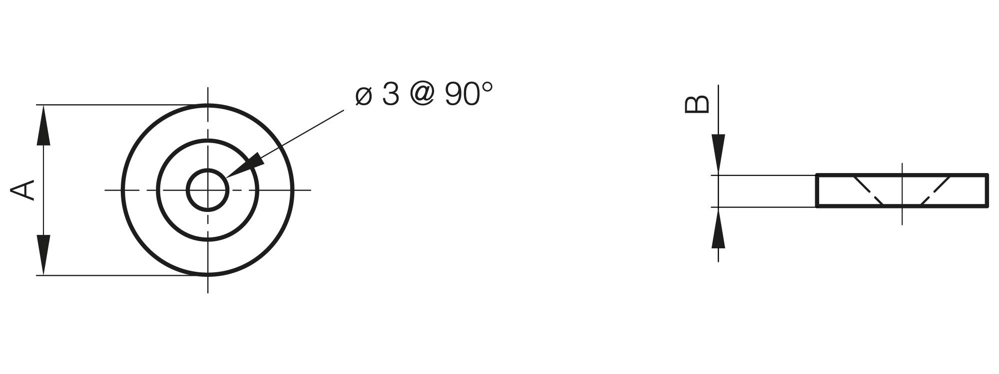 Counter plate for part numbers 16-7-3378, 16-7-3387, 16-7-3490 and 16-7-3651