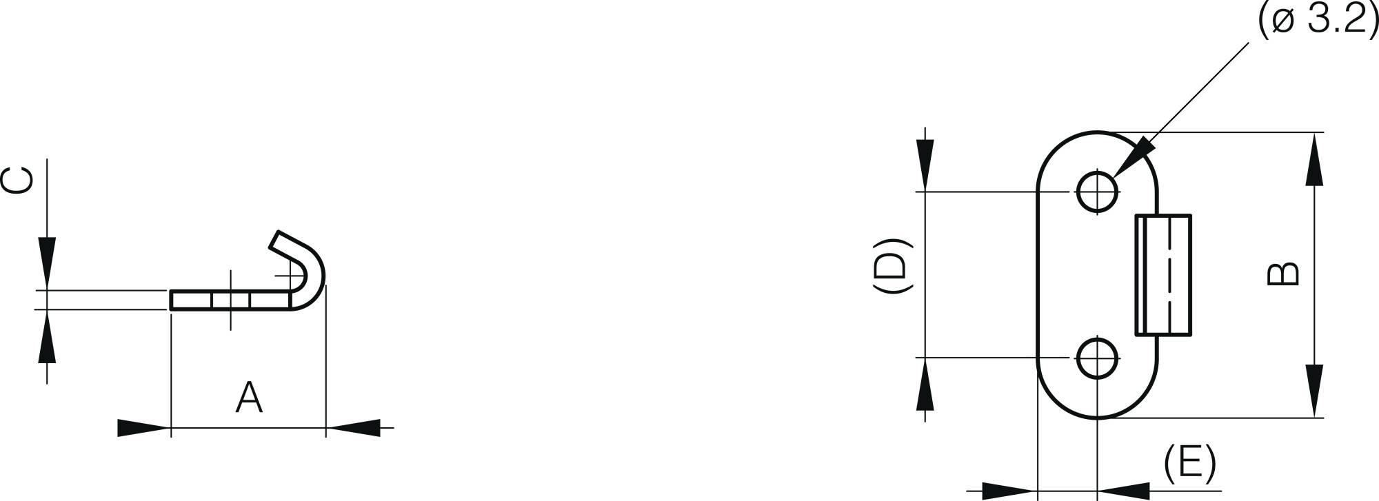 Strikes for part numbers 16-7-3410, 16-7-3525 and 16-7-3527