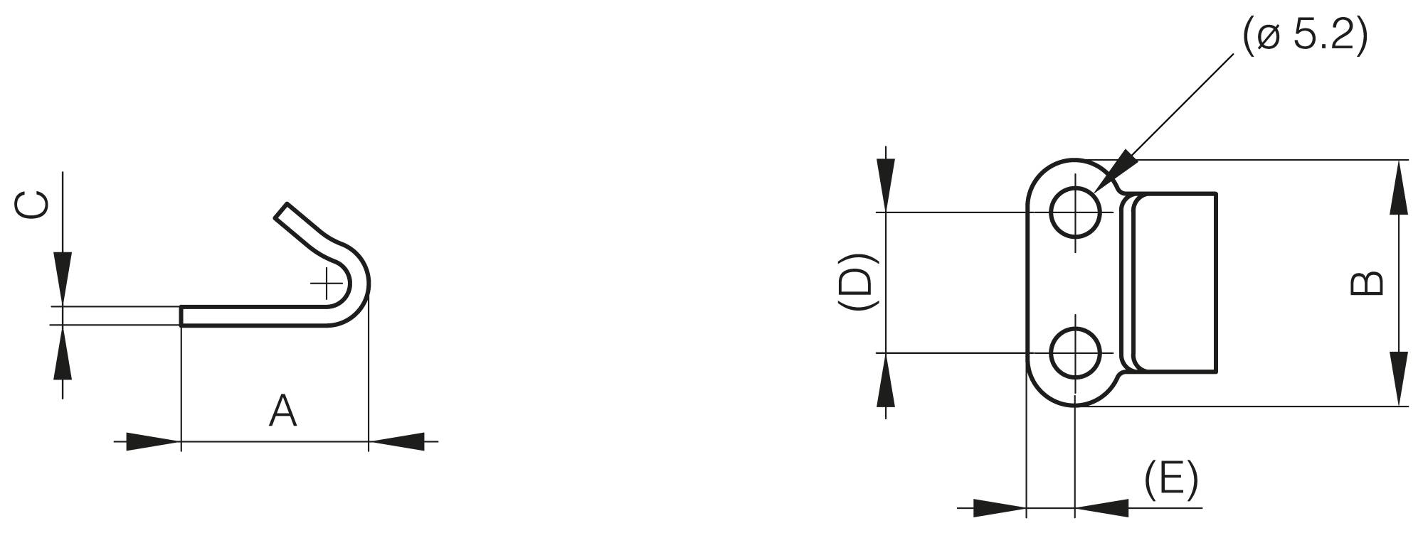 Strikes for part numbers 16-7-3411 and 16-7-3526