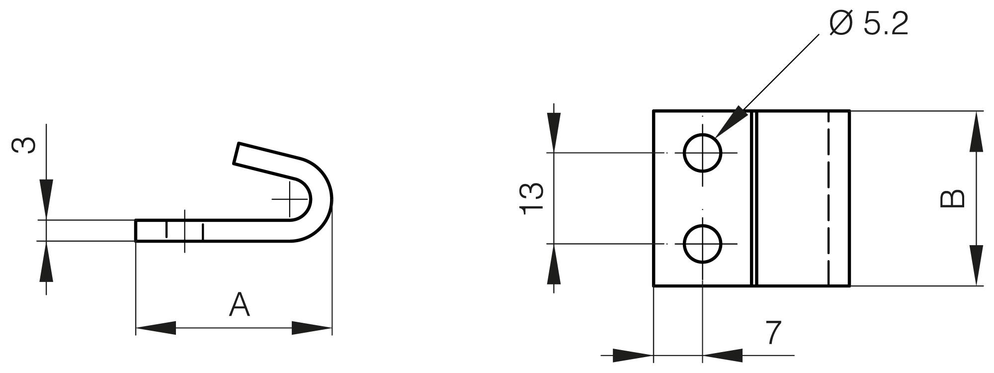 Strikes for part numbers 16-1-4050 and 16-1-4257