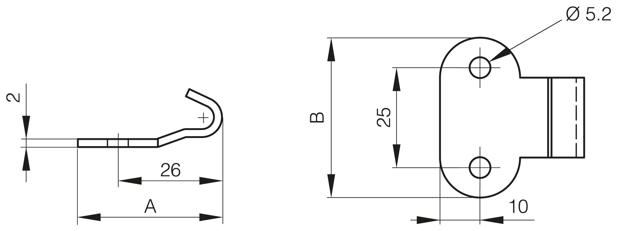 Strikes for part numbers 16-7-3745, 16-7-3747 and 16-7-3748