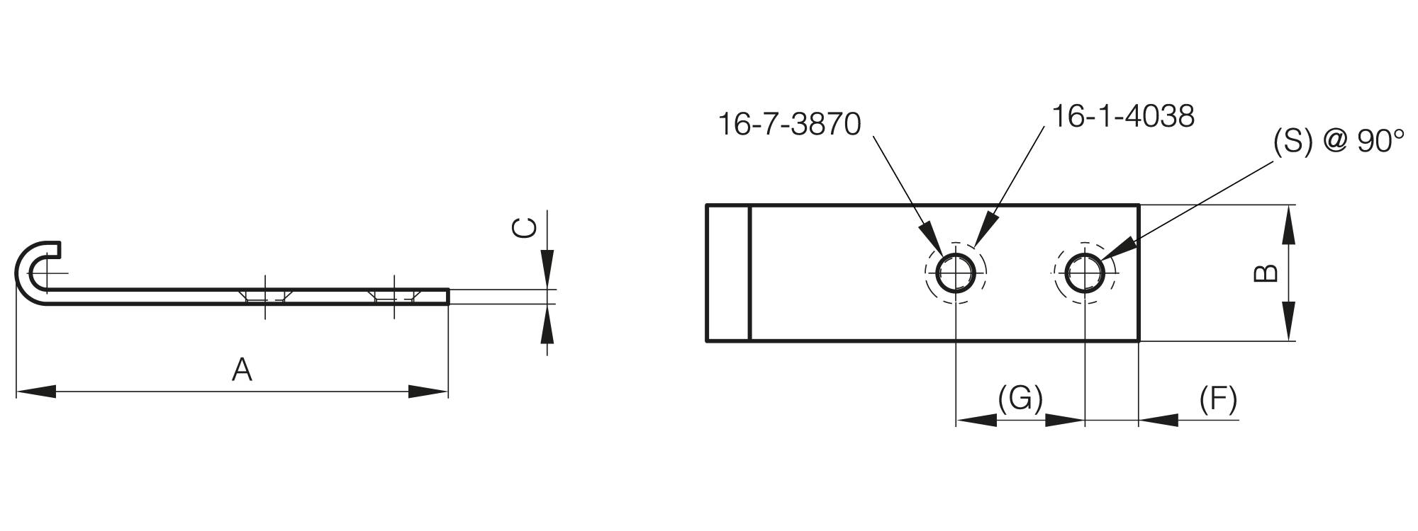 Other strikes for part numbers 16-7-3400 and 16-7-3402