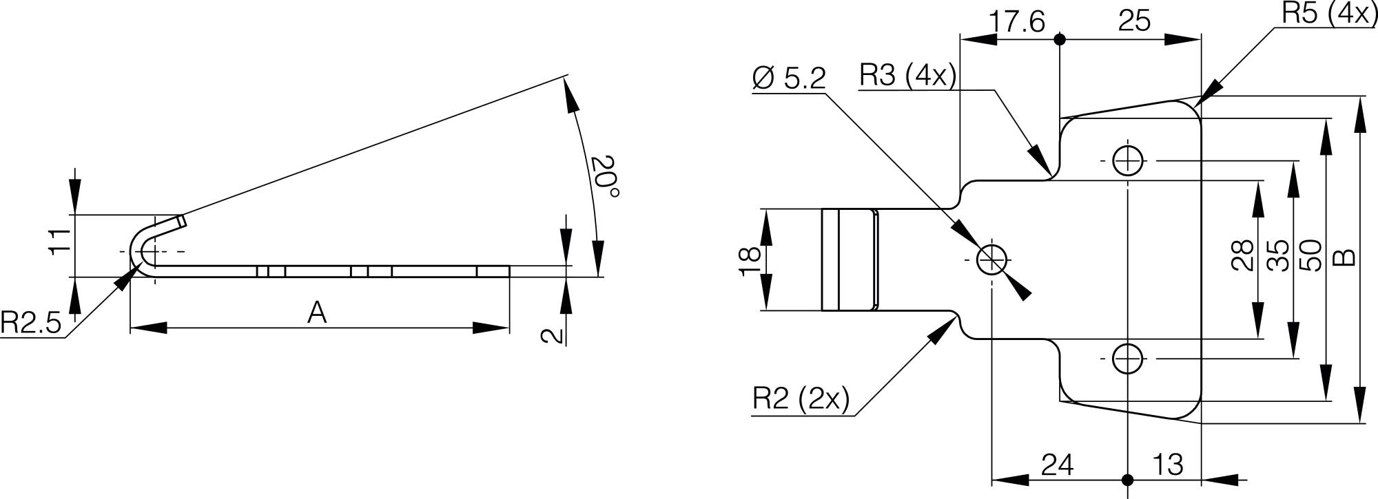 Strike for part number 16-1-4231
