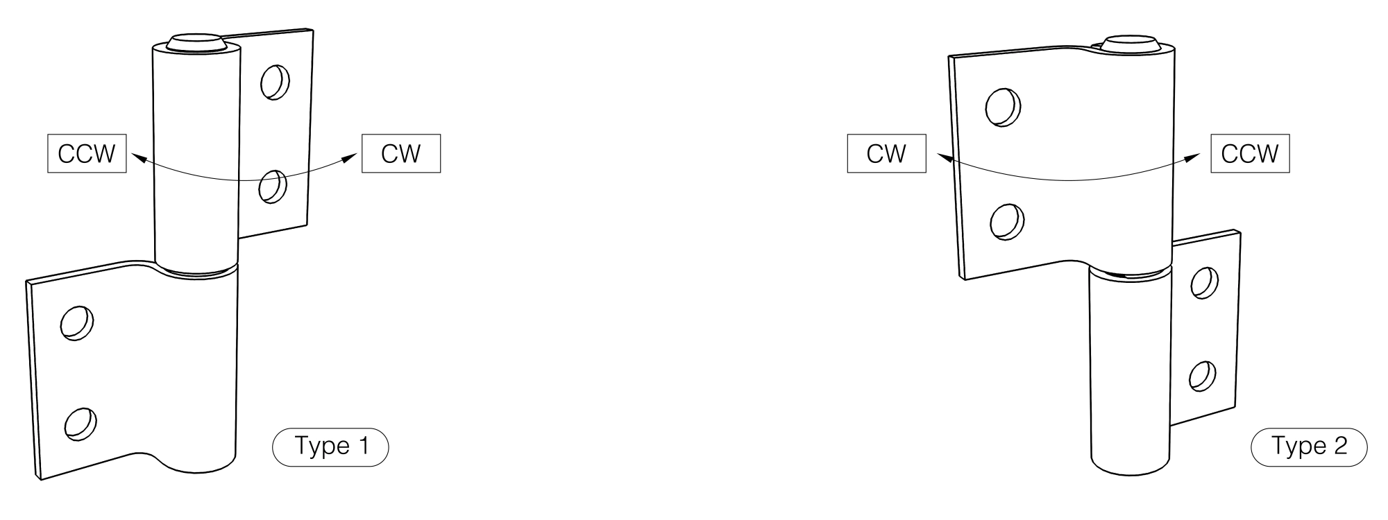 Kleine Differential-Friktions-bolzen-scharniere A