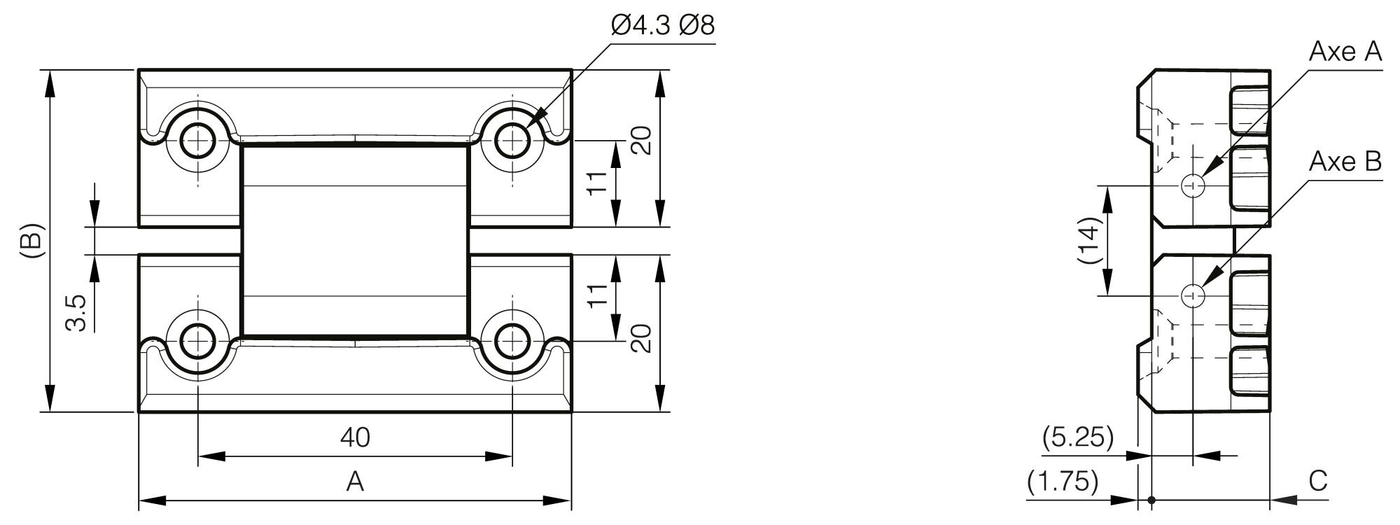 Dual Axis Torque Hinge
