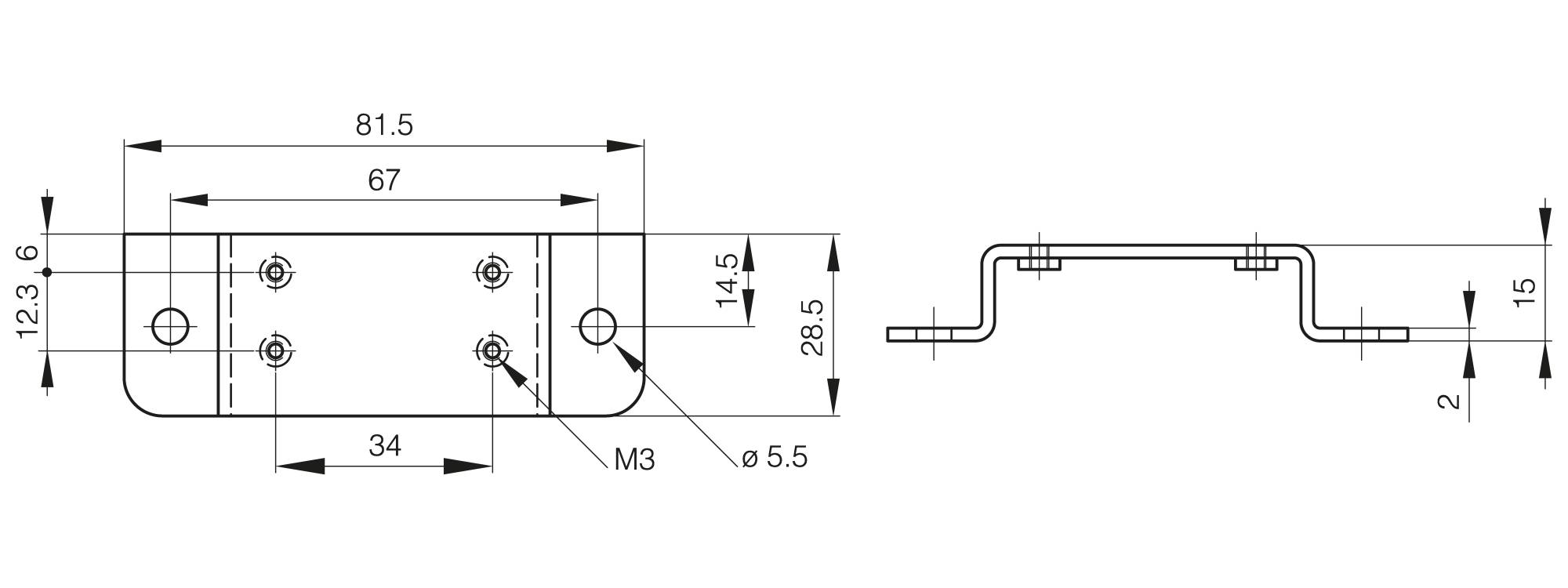 Bügel für Scharnier 70-1-3520