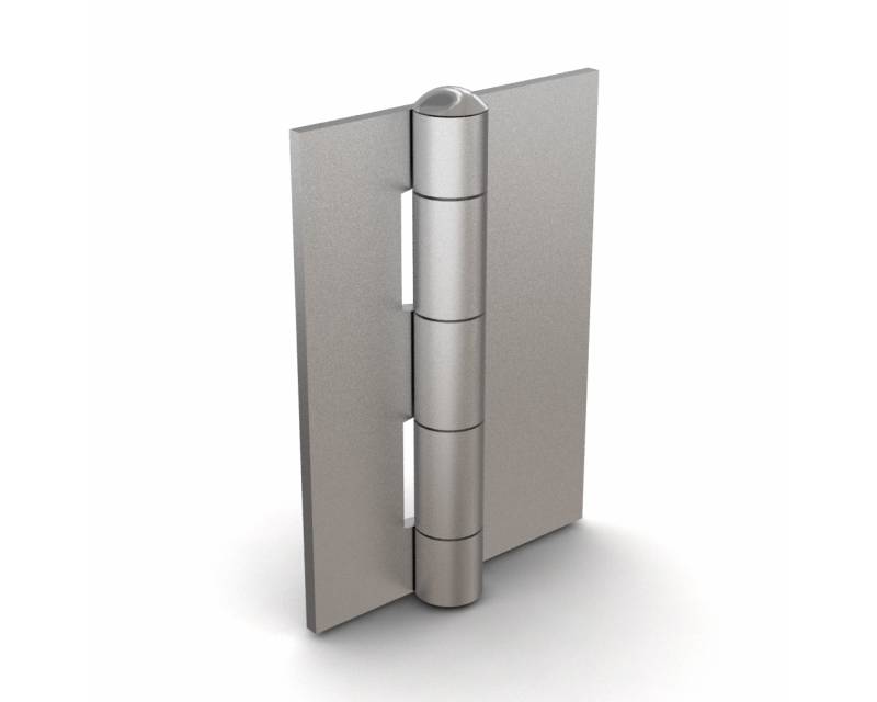 Charnière inox 304 75 x 40 x 1,5 mm 4 trous