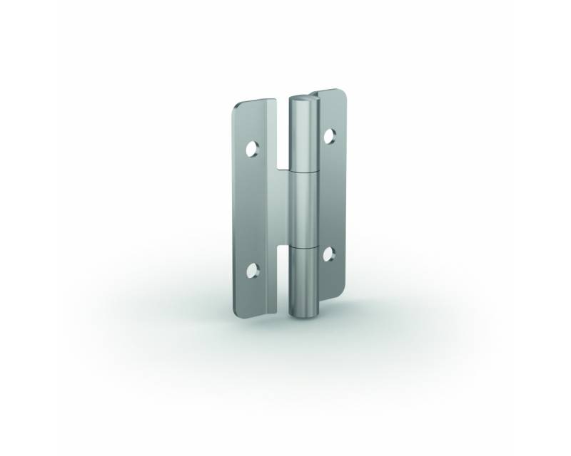 Charnière avec ou sans friction en inox - couple 3 N.m