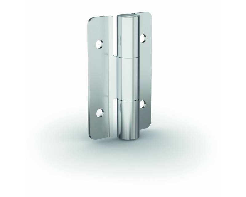 Right Hand 1-1/4 Leaf Height Pack of 1 39.8 lbs/in Torque Friction Hinge 2-3/8 Open Width 430 Stainless Steel 