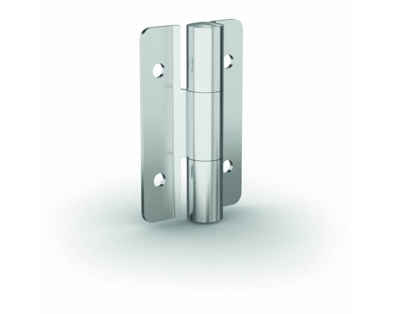 Charnière avec ou sans friction en inox - couple 5 N.m