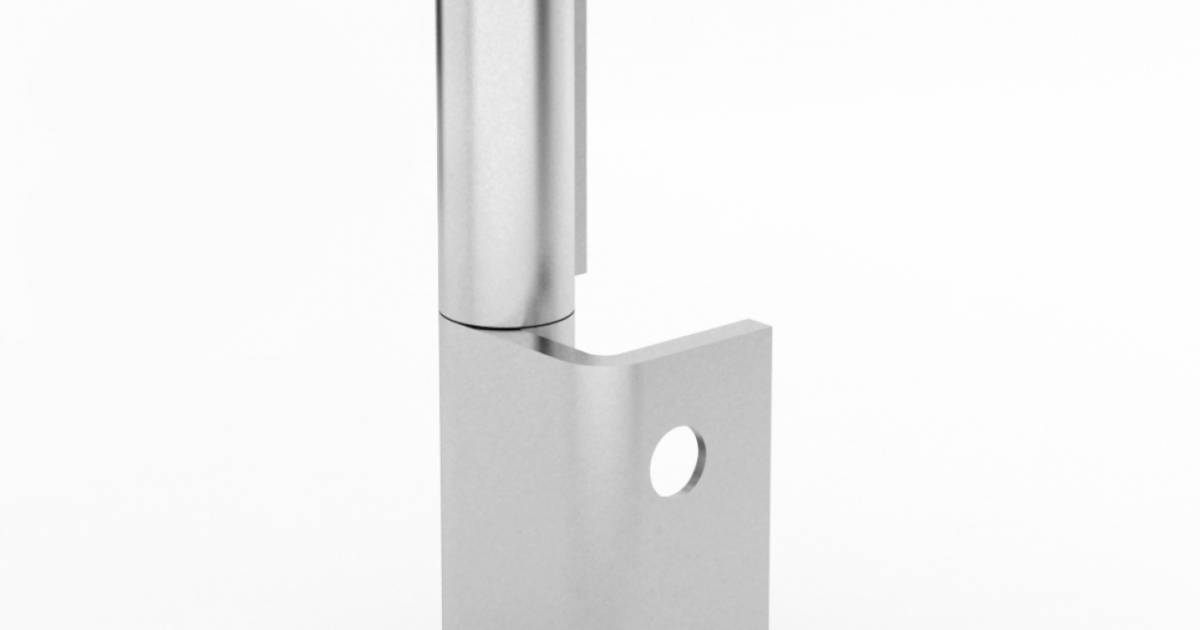 Concealed pin hinges 100° opening