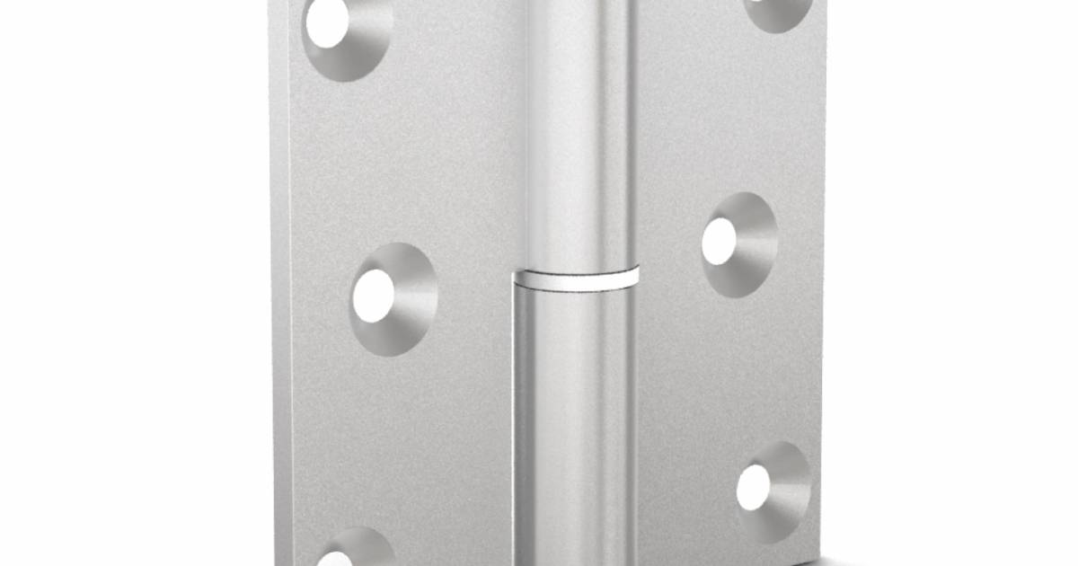 Aluminium liftoff hinges 80 x 80 mm