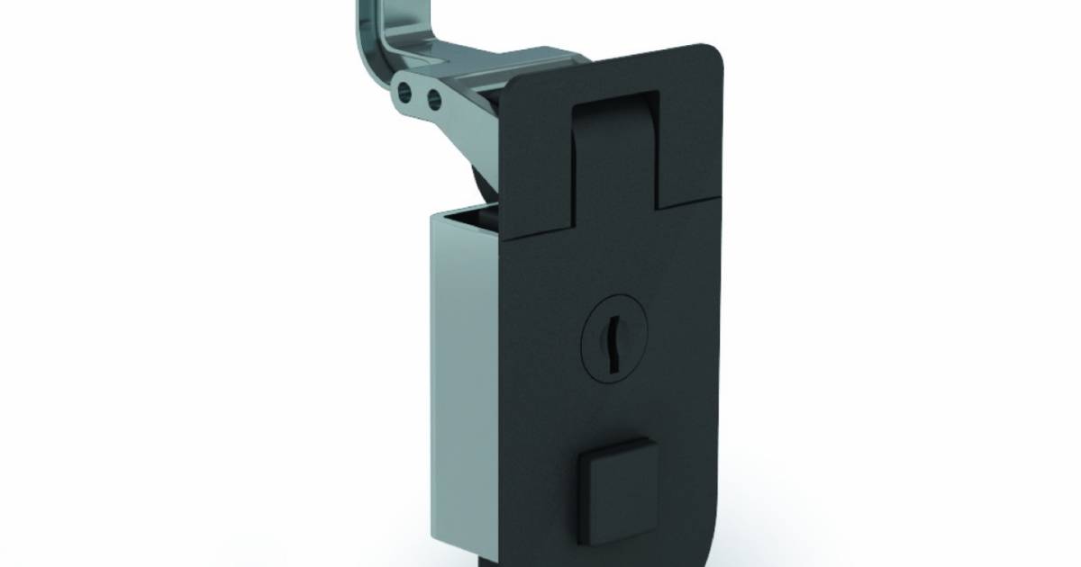 Lockable compression latch