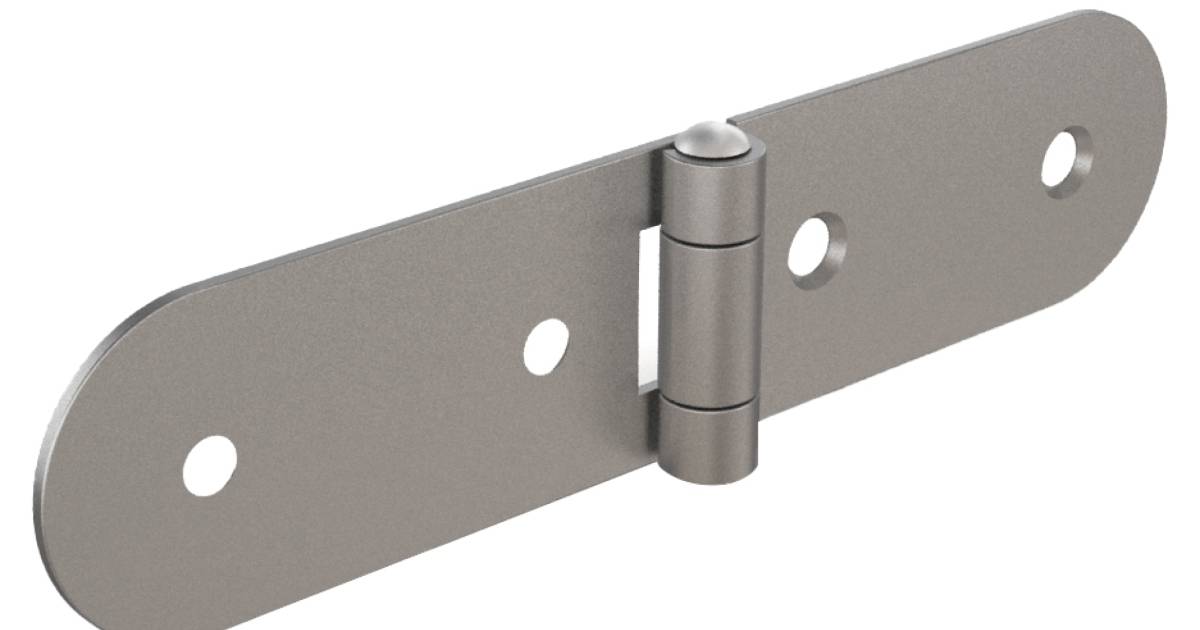 Scharniere mit versetzt versenkten Löchern