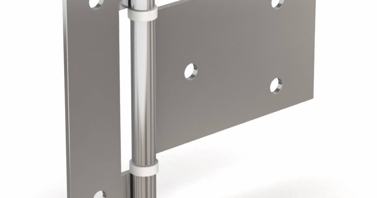 Removable pin hinges with nylon washers