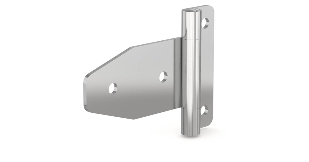 Heavy duty hinge 115 x 155 mm 3 knuckles