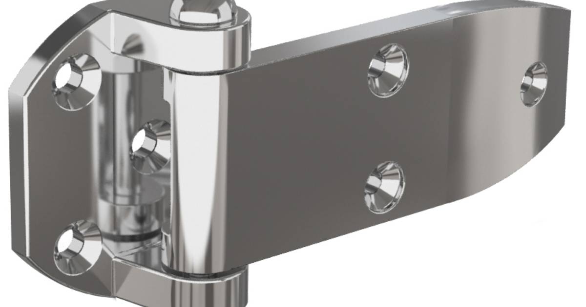 Zinc die-cast chrome plated hinge B