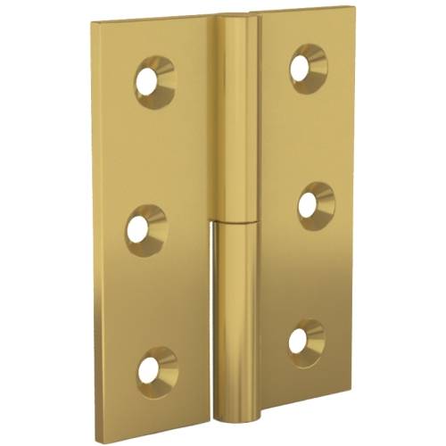 Brass lift-off hinges with 6 holes