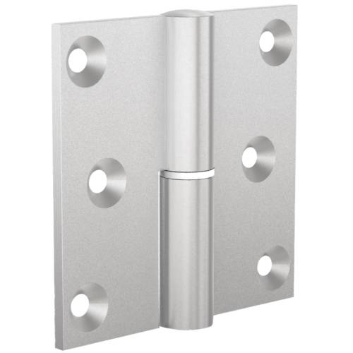 Aluminium lift-off hinges 80 x 80 mm