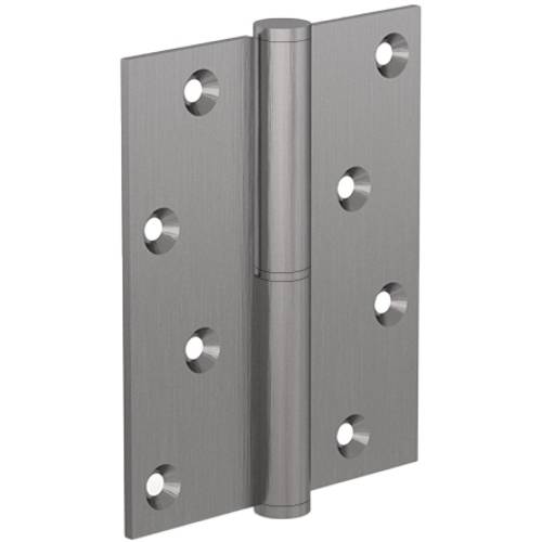 Lift-off hinges 100 x 82 mm - stainless steel with 8 holes