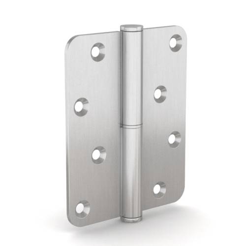 Aushängbare Scharniere 100 x 82 mm in Edelstahl mit 8 Bohrungen
