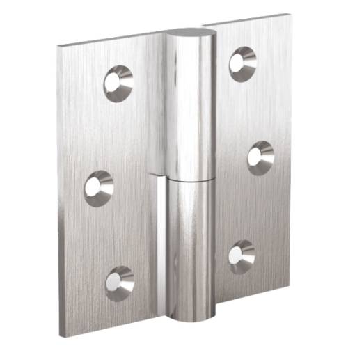 Lift-off rising hinge in stainless steel