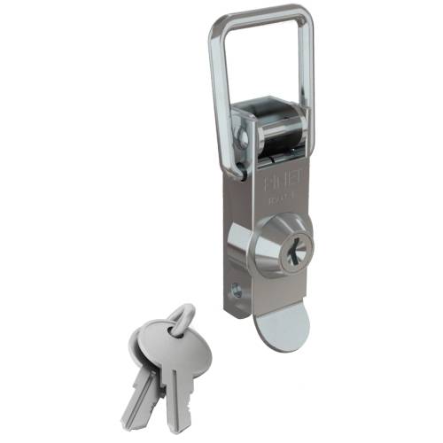 Lockable toggle latch without strike