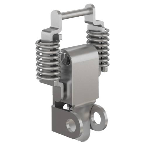Spring loaded and padlockable toggle latches - 52 mm