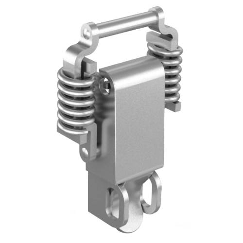 Spring loaded and padlockable toggle latches - 74 mm