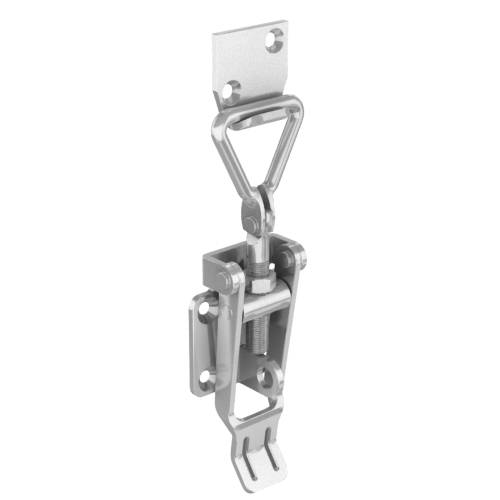 Adjustable toggle latches with strike - padlockable - 174 mm