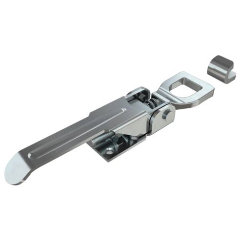 Heavy duty toggle latch with strike