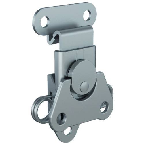 Spring loaded rotary toggle latches