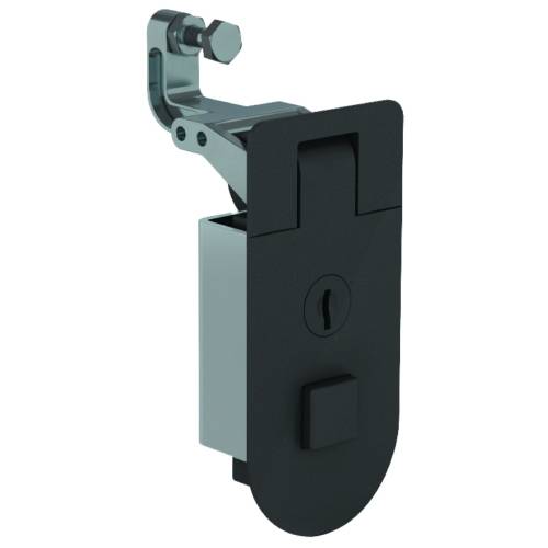 Lockable compression latch