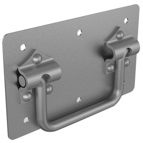 Drop handles 141 x 85 mm with fixing plate - load 60 kg