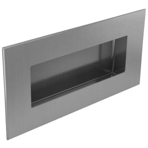 Tirador empotrado atornillable 120 x 60 mm
