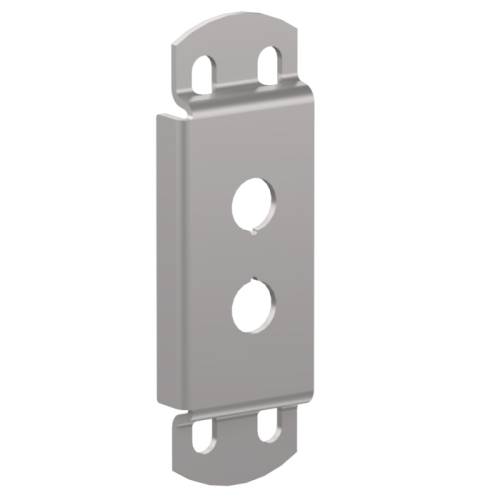 Cover for heavy duty budget latch - square 8x8