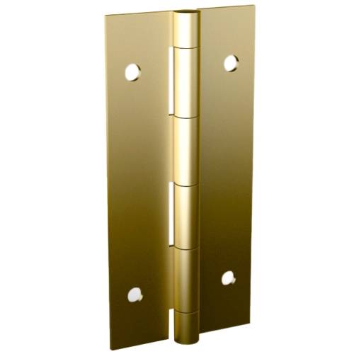 Mini brass-plated steel hinges 25 x 12 mm