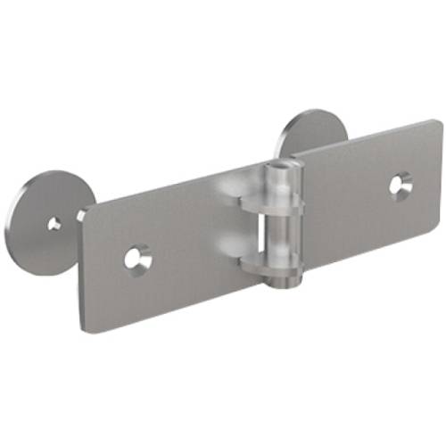 Hinge with stop at 60°