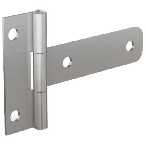 Stainless steel hinge with removable pin