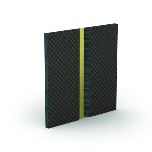 Cerniere in carbonio e Kevlar con fibra di vetro - larghezza 50 mm