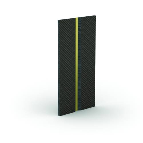 Cerniere in carbonio e Kevlar con fibra di vetro - larghezza 50 mm