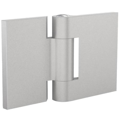 Aluminium hinges with reversed leaves - 50 mm width