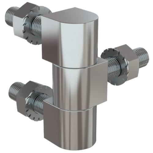 Bisagra atornillable en 3 partes - 36 mm de largo