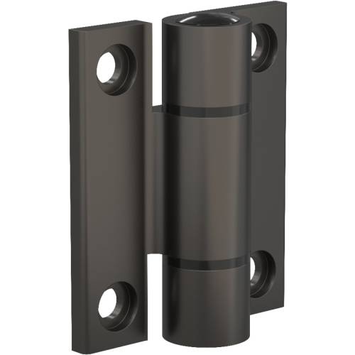 Aluminium profile hinges - diameter 13
