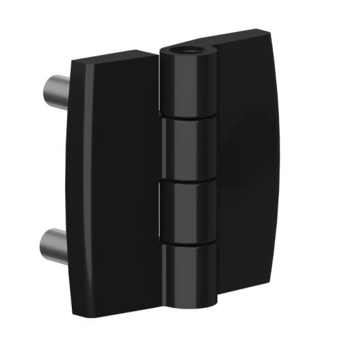 Cerniera in zama dal design quadrato